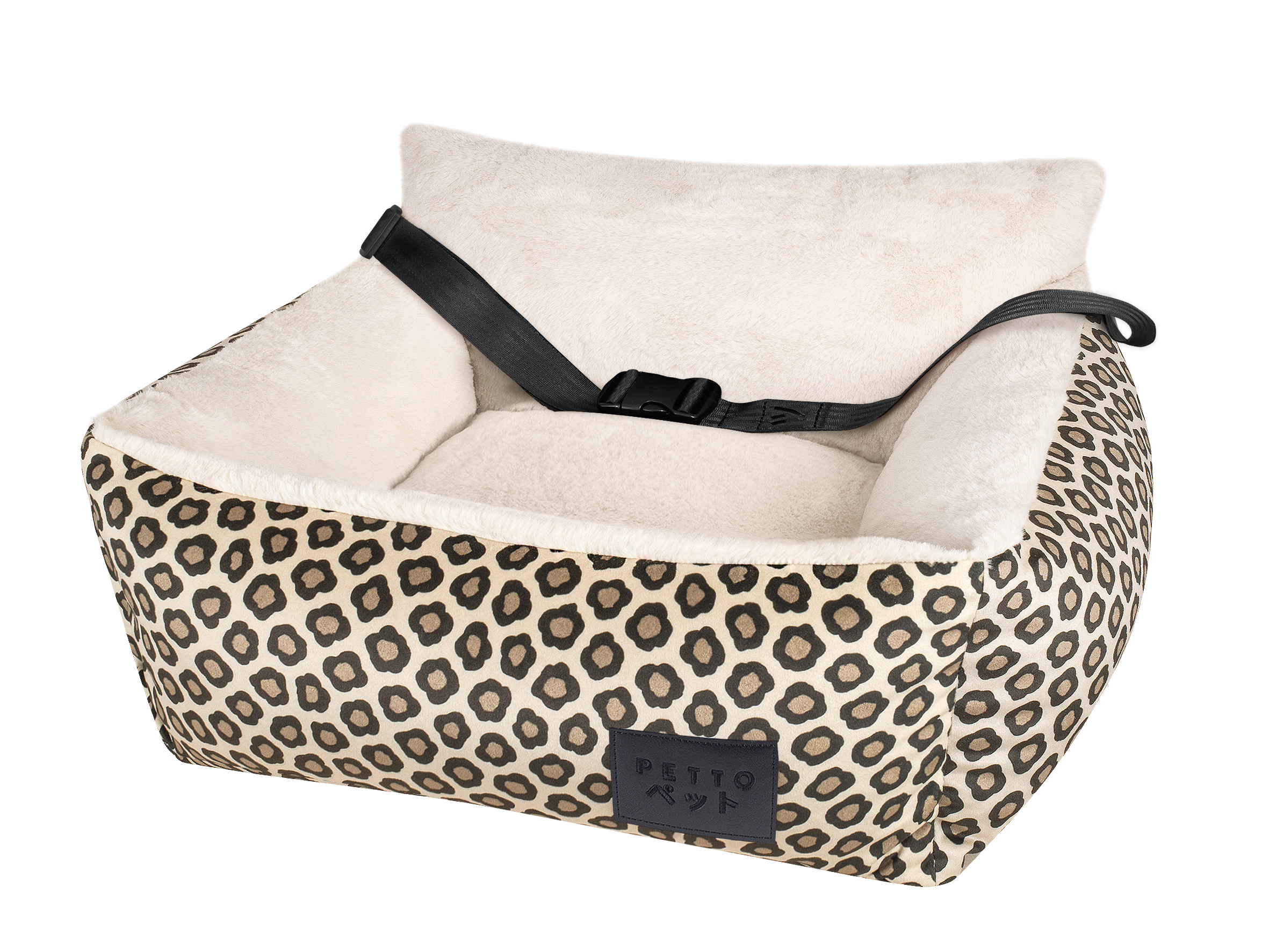 PETTO Oi Fluffy Platinum siedzisko samochodowe fotelik dla psa