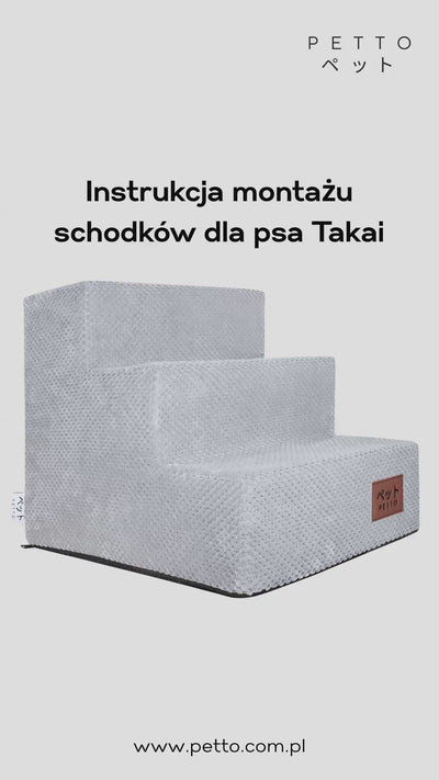Jak zamontować pokrowiec na schodki dla psa Takai