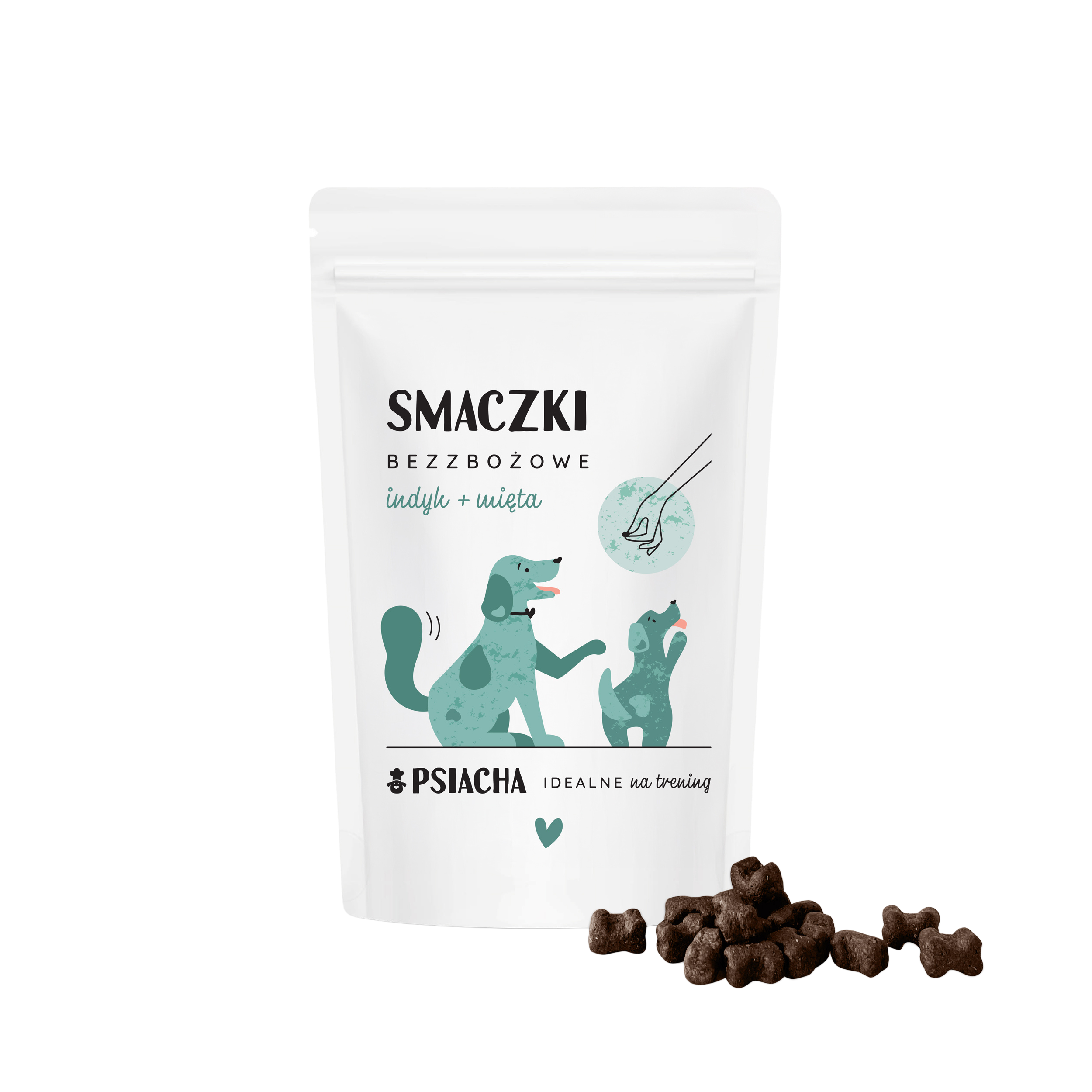 Psiacha smaczki bezzbożowe z indykiem 80g idealne na trening dla psa