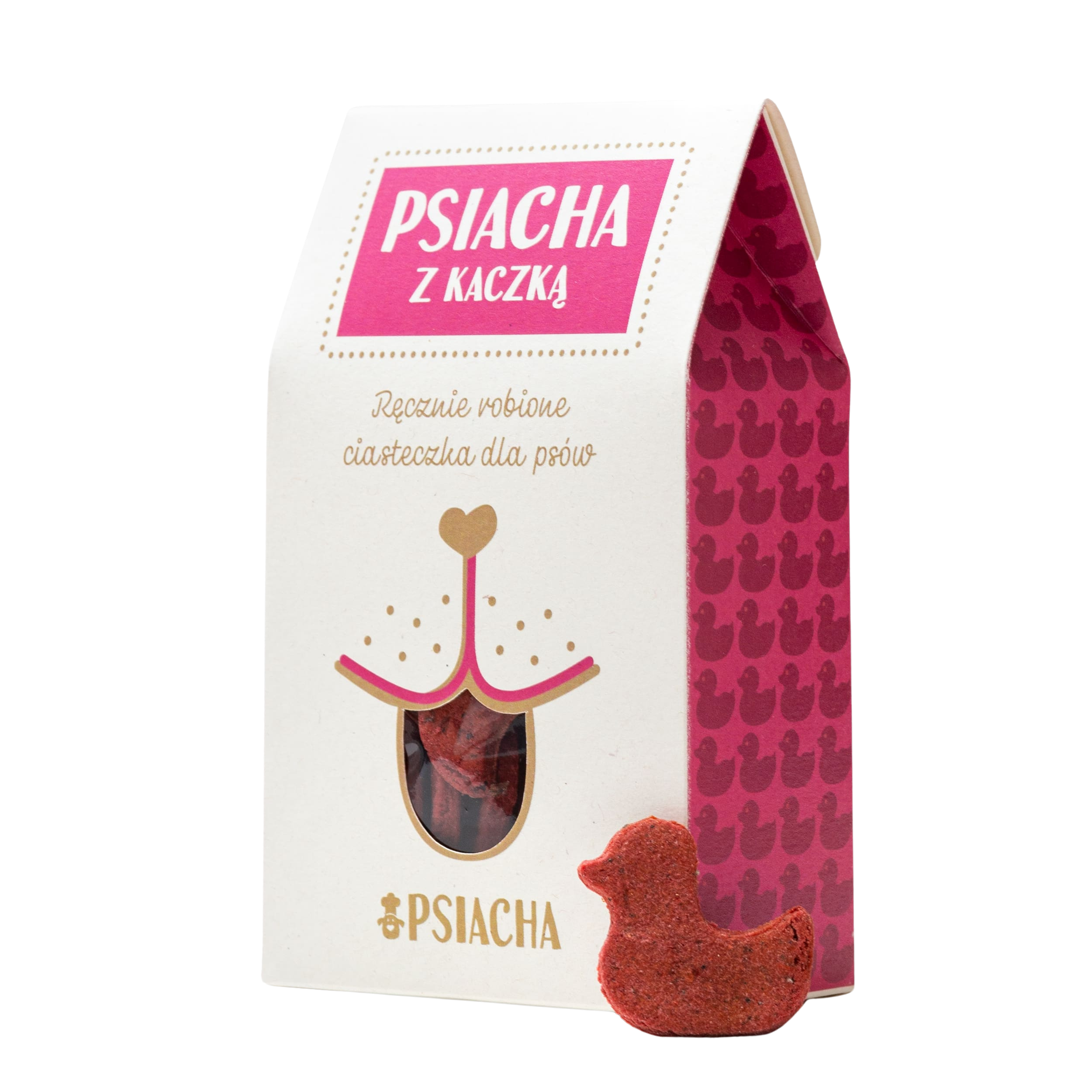 Psiacha z kaczką 100g naturalne przysmaki dla psa
