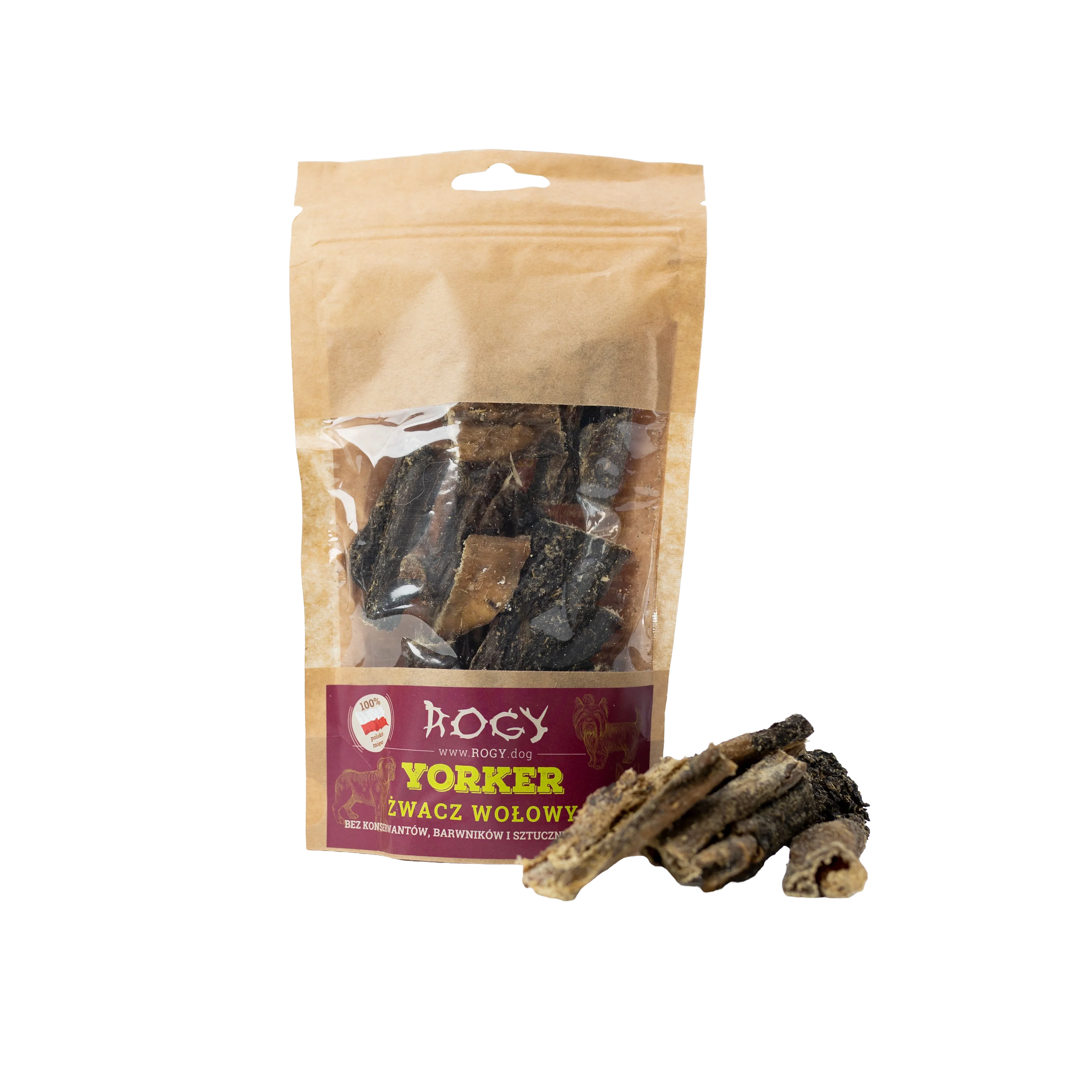 Rogy yorker žvach wołowy 80g